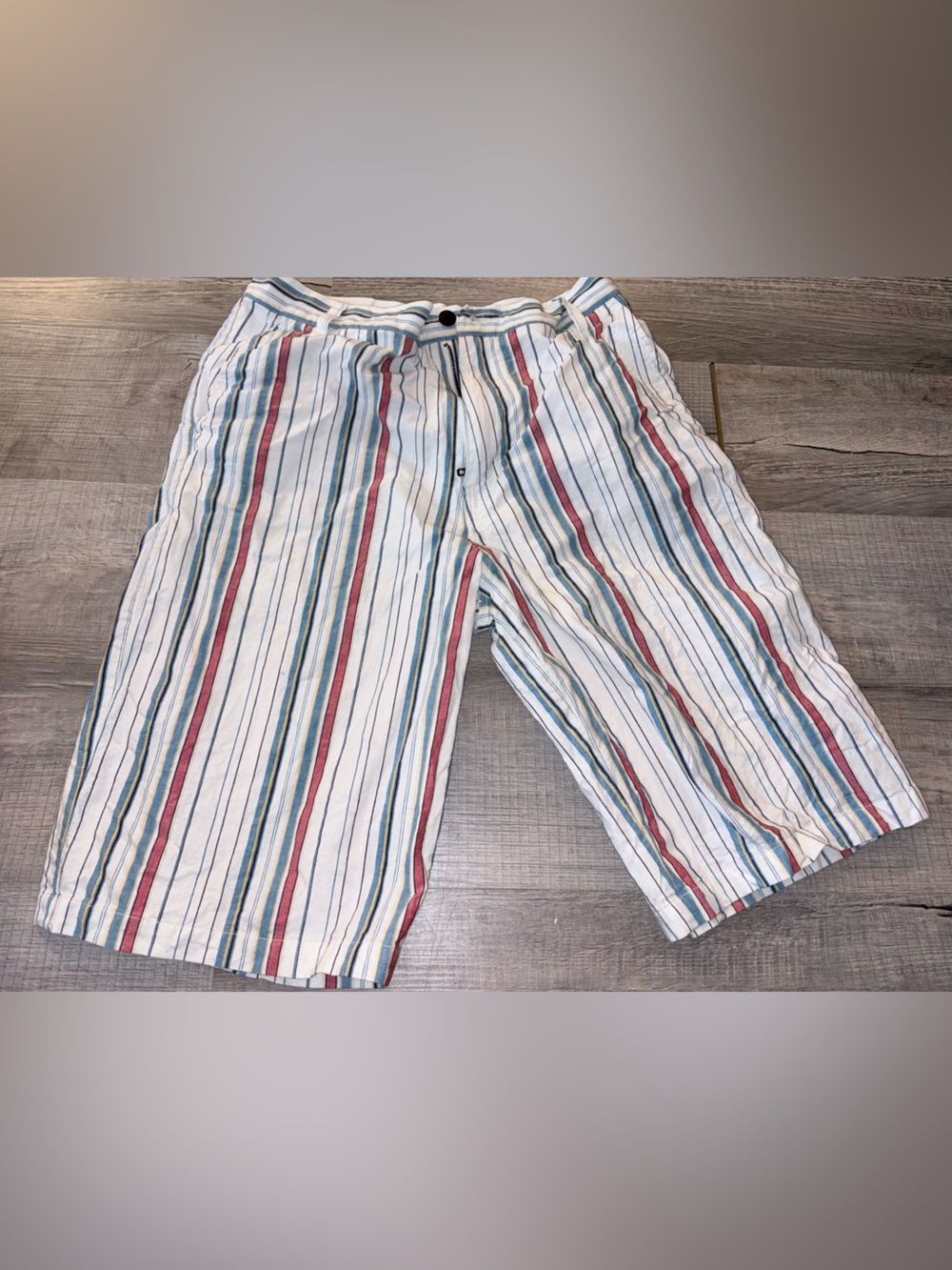 Phat Farm Classic Original Mens Cargo Shorts Size 38 Colorful Multicolor Cotton